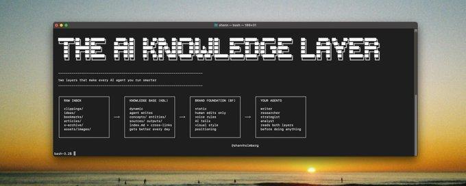 用你的知识库同步所有 AI:20 分钟搭建双层“第二大脑”系统